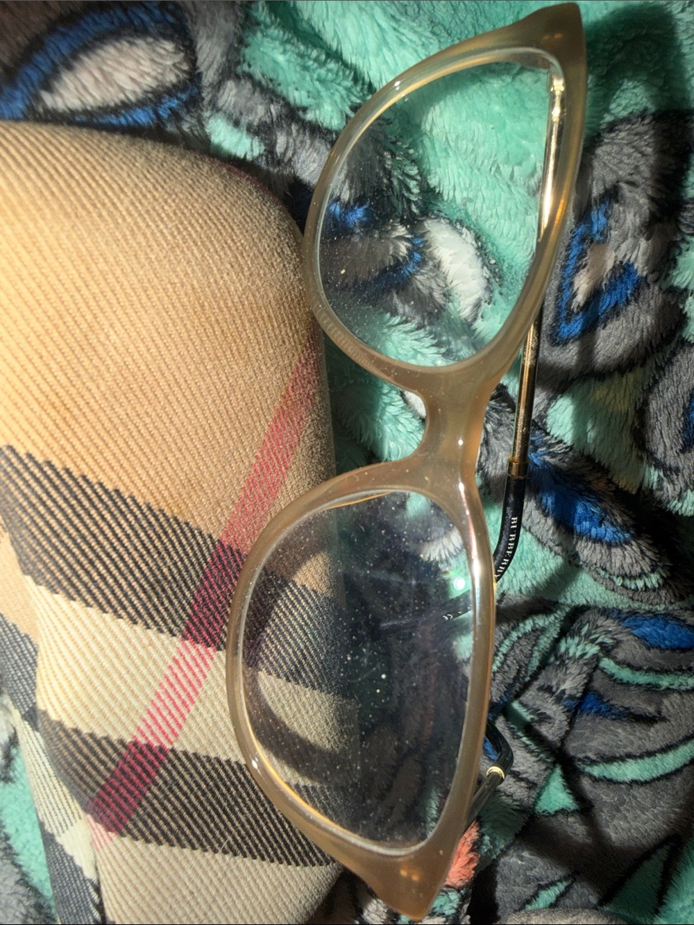 Burberry Translucent Brown Women's Eyeglasses - Picture 5 of 10